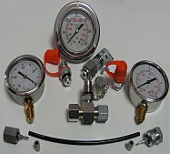 Manométer, nyomásmérő, óra, vákuummérő, mérővezeték, mérőtömlő, mérőcsatlakozó
